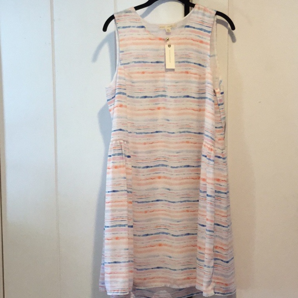 Anthropology striped dress with tags
